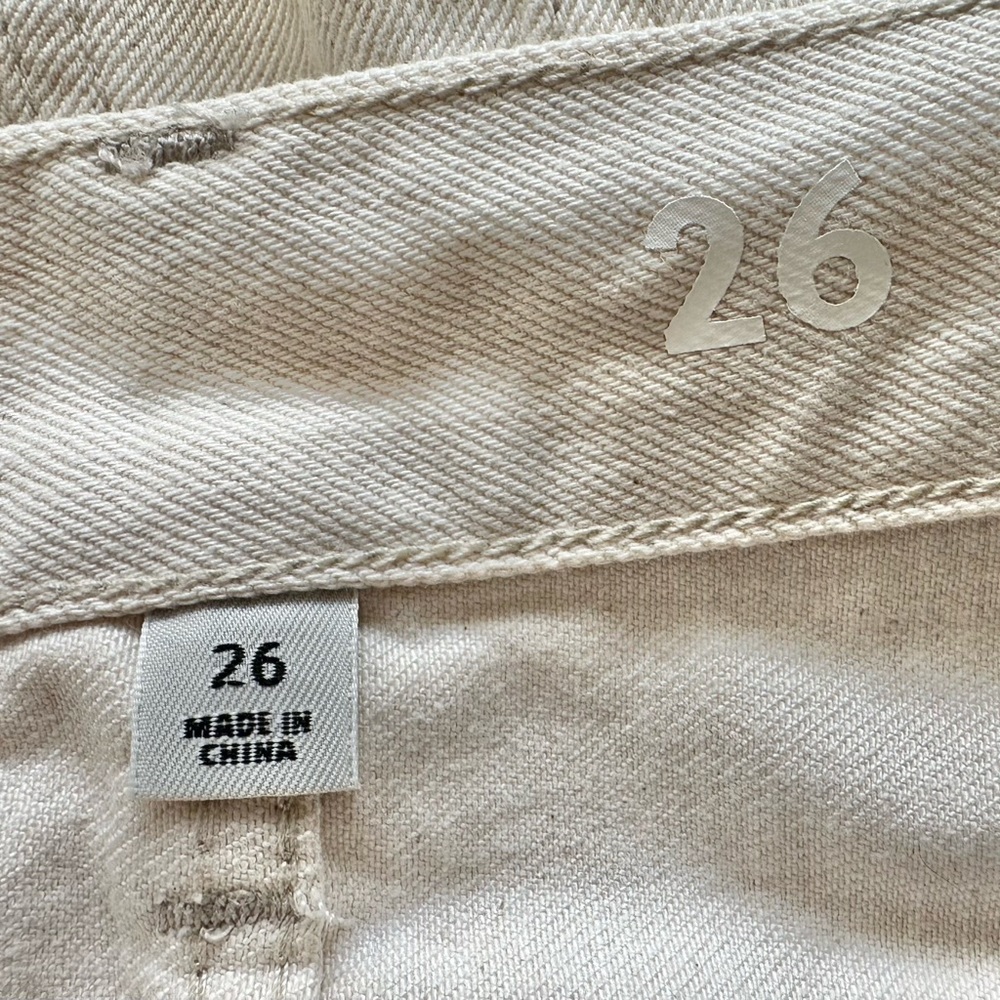 J. Crew High-Rise Full Length '90s Classic Straight Jean Natural Denim Size 26 - Picture 11 of 13